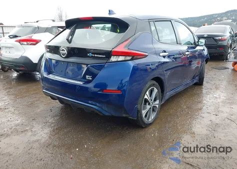 2020 Nissan Leaf Sv Plus 62 Kwh z USA, uszkodzony, nr VIN 1N4BZ1CP3LC304431